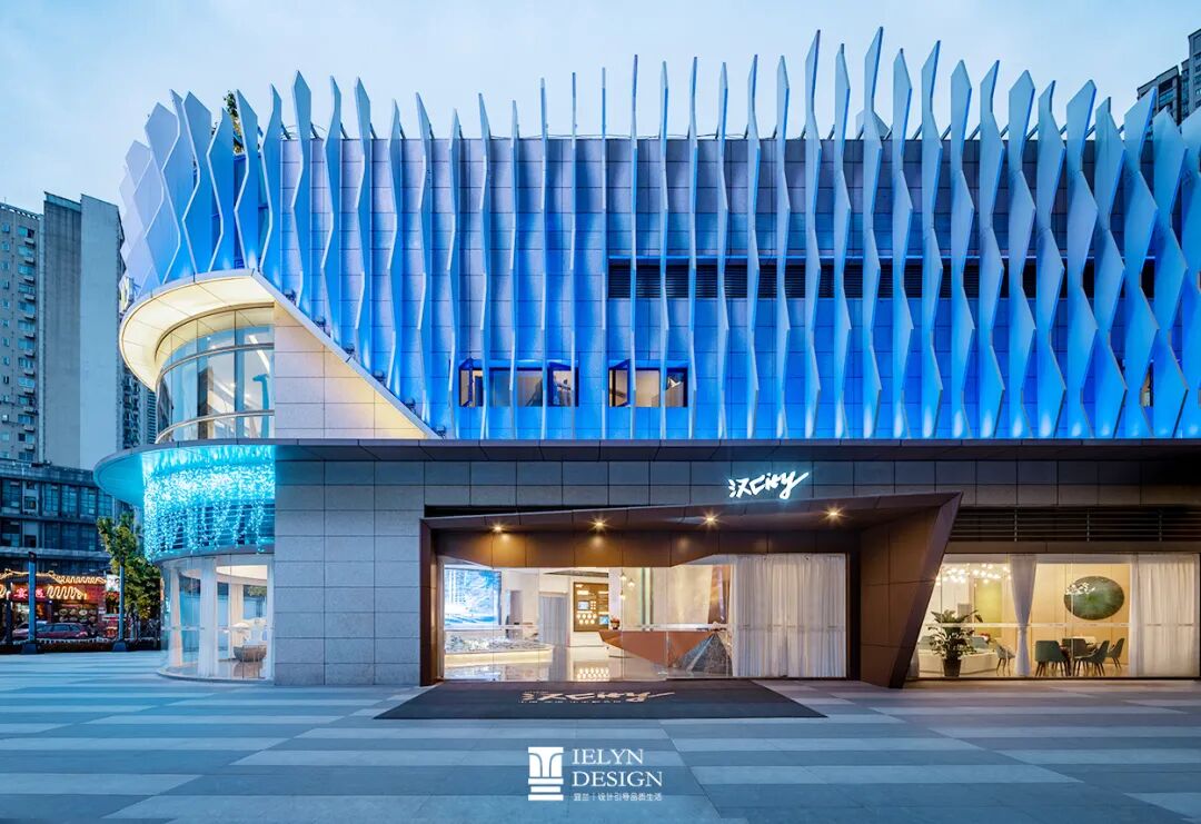 在摩登与复古中视觉城市精神文脉的复兴丨纽宾凯汉CITY中央都会营销中心